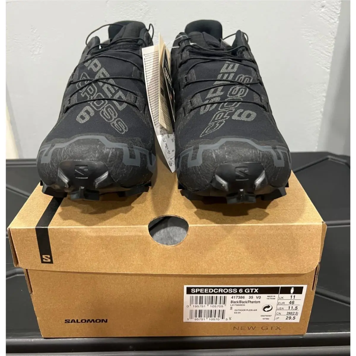 Salomon shoes - Salomon Speedcross 6 - Speedcross - L4173860035 - Black (UPC: 195751105705) 2