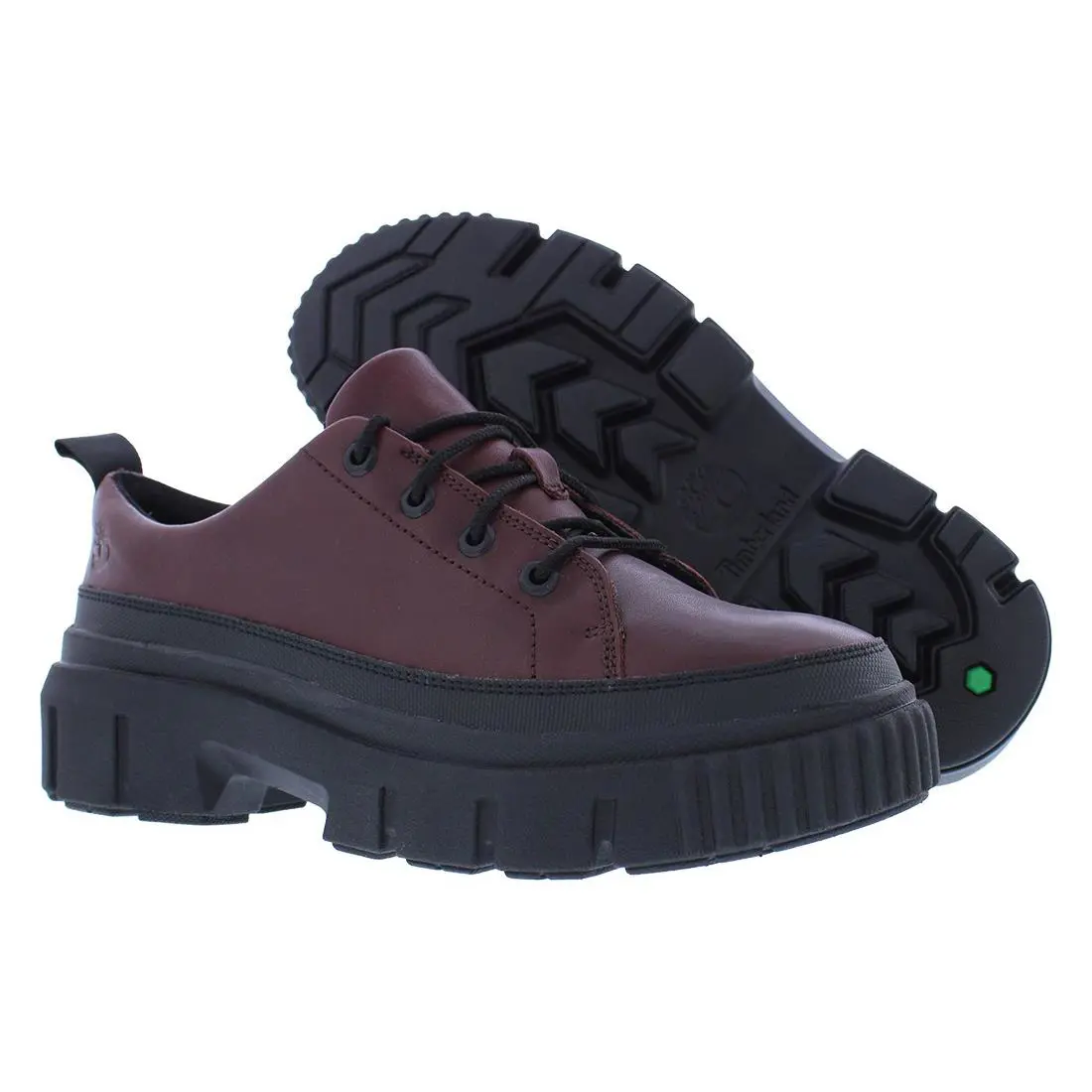 Timberland Greyfield Oxford Womens Shoes Size 9 Color: Burgundy Full Gra
