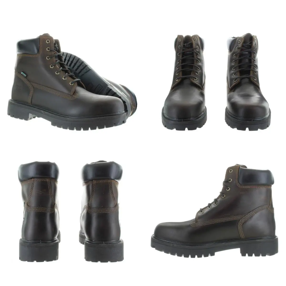 Timberland Pro Men`s Direct Attach 6 Soft Toe Brown Waterproof Boots Size 12