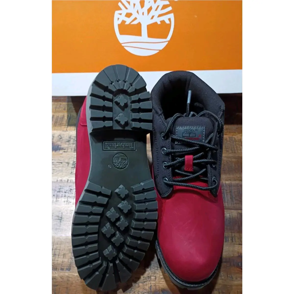 Timberland shoes - Timberland Premium - Premium - red/black 4