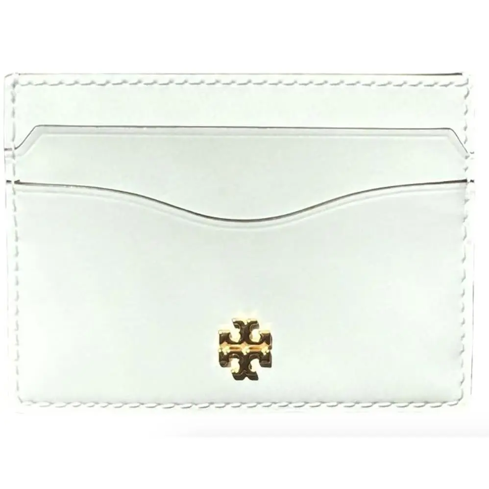 Tory Burch Emerson Patent Slim Card Case 139340 Optic White 137 One Size Credit