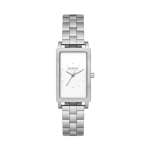 Skagen Women`s Hagen Three Hand Silver-tone Stainless Steel Watch 22mm