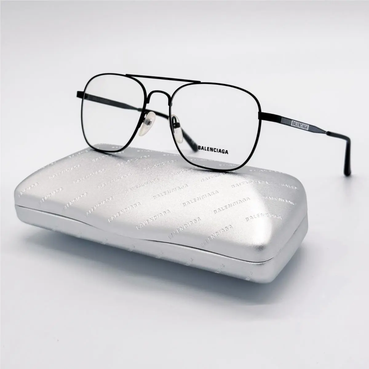 Balenciaga Eyeglasses BB0037O 001 Black Unisex Eyewear