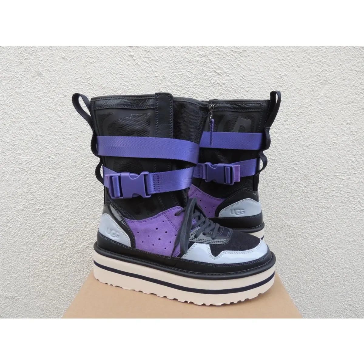 UGG shoes - UGG Pop Punk High Top Sneaker Boot - True Navy (UPC: 192410388745) 0