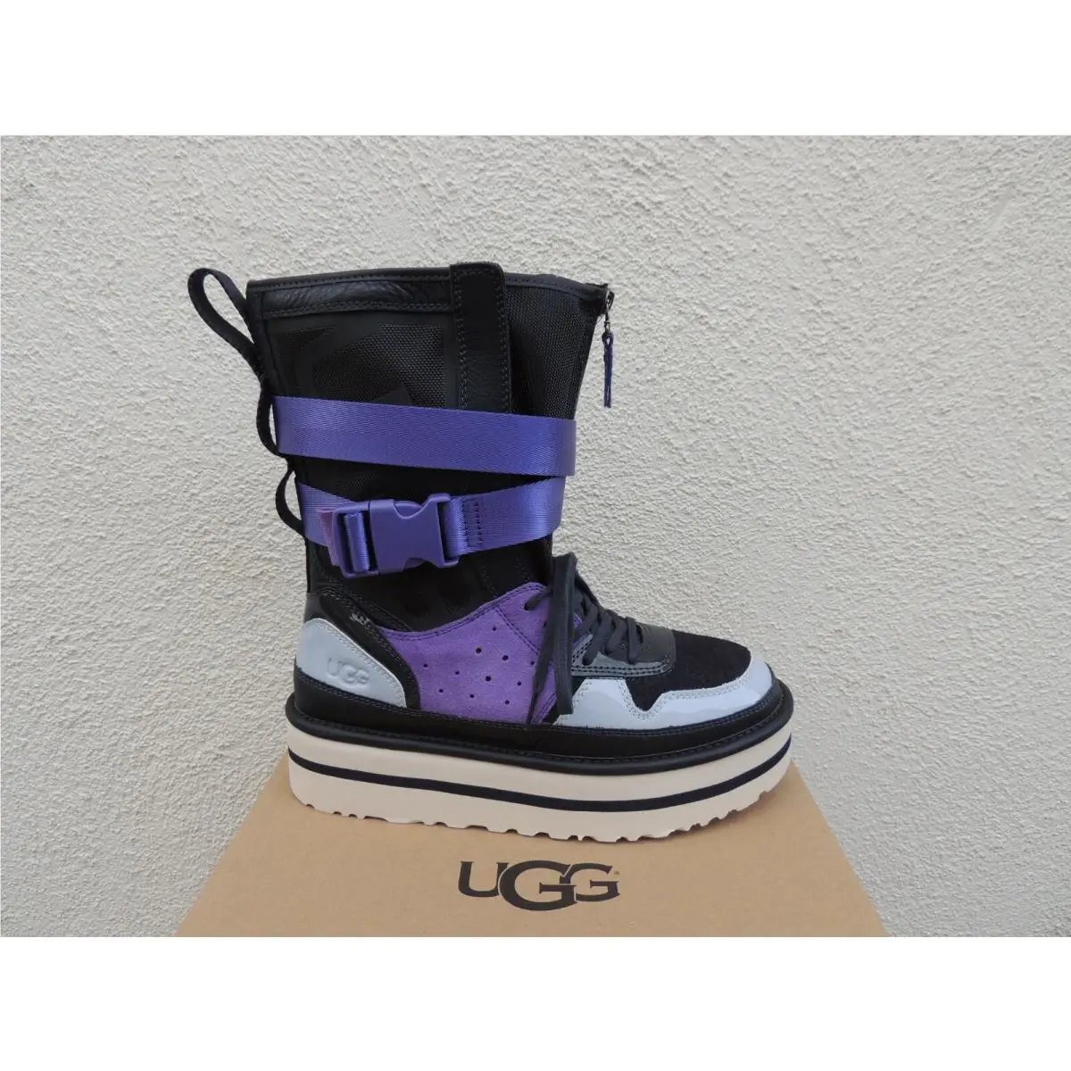 UGG shoes - UGG Pop Punk High Top Sneaker Boot - True Navy (UPC: 192410388745) 1