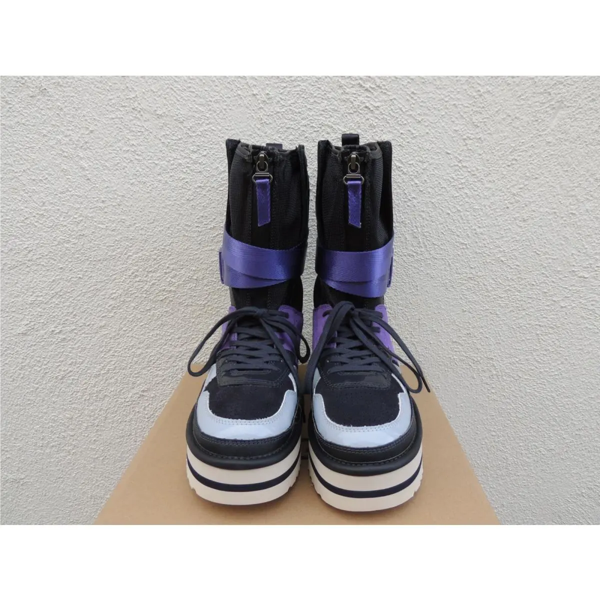 UGG shoes - UGG Pop Punk High Top Sneaker Boot - True Navy (UPC: 192410388745) 3