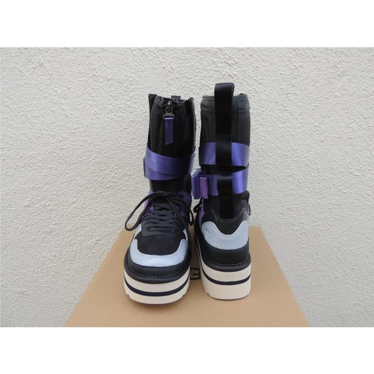 UGG shoes - UGG Pop Punk High Top Sneaker Boot - True Navy (UPC: 192410388745) 4