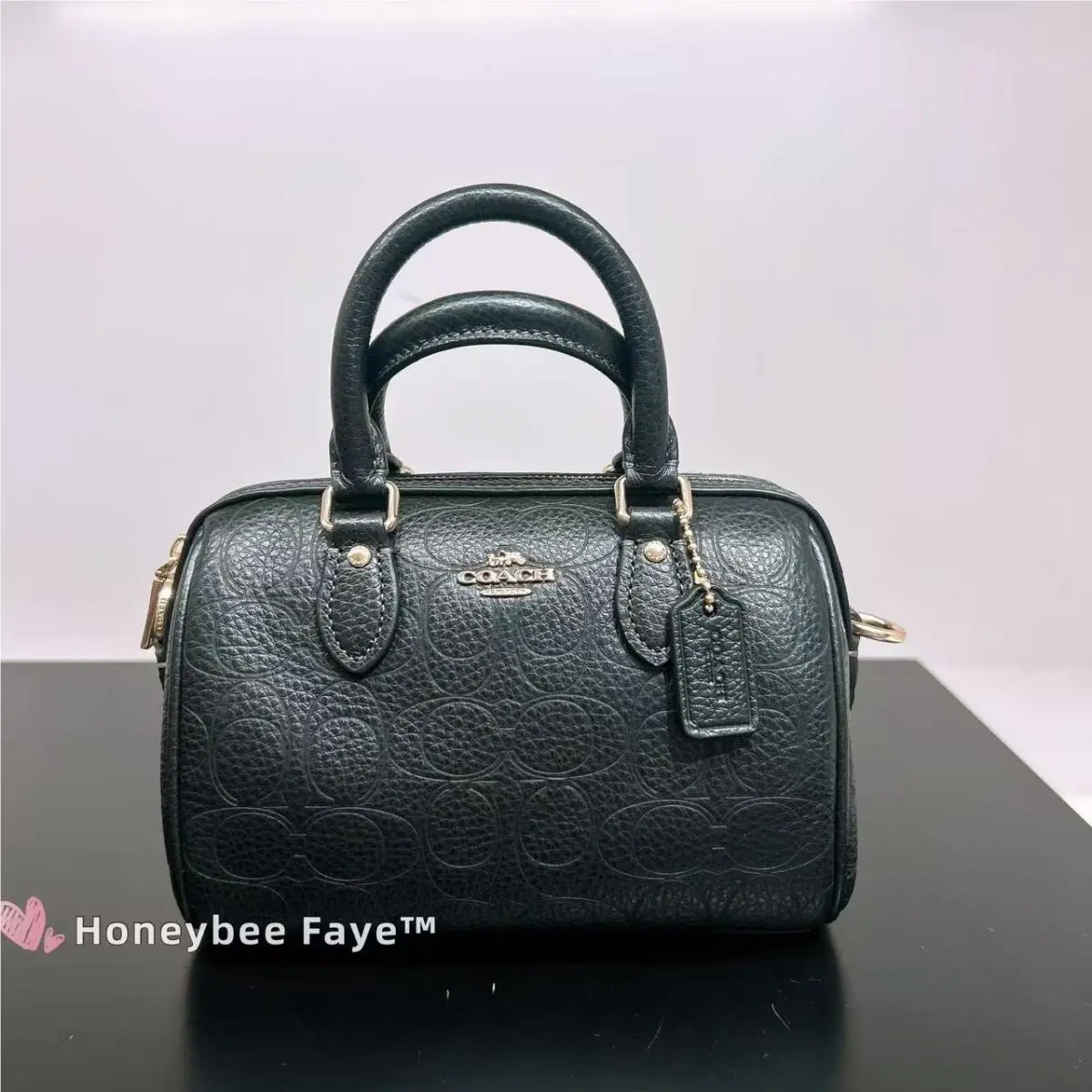Coach Mini Rowan Crossbody Bag In Signature Leather CCF28/CEW07