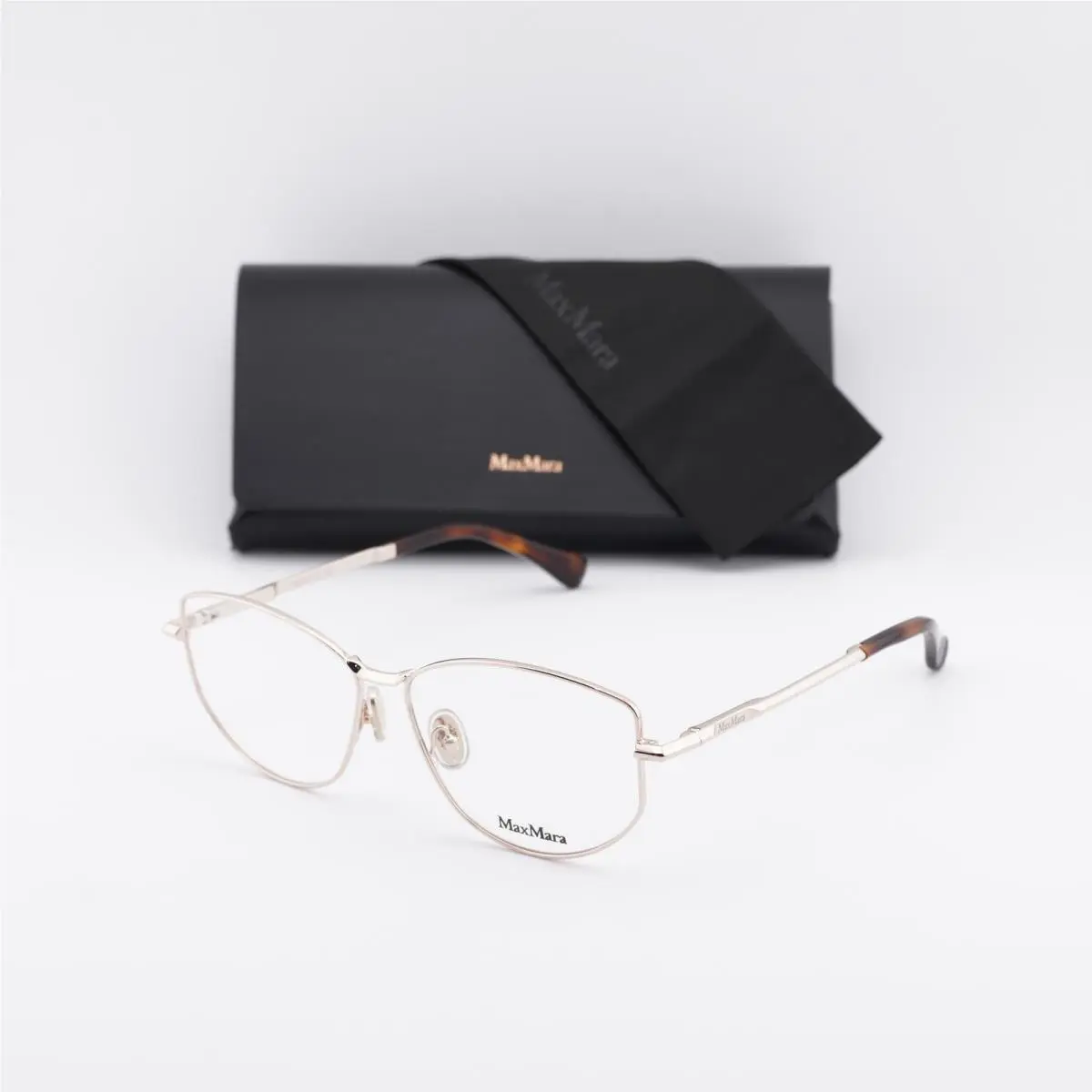 Max Mara MM5153 028 Shiny Rose Gold 55mm Eyeglasses