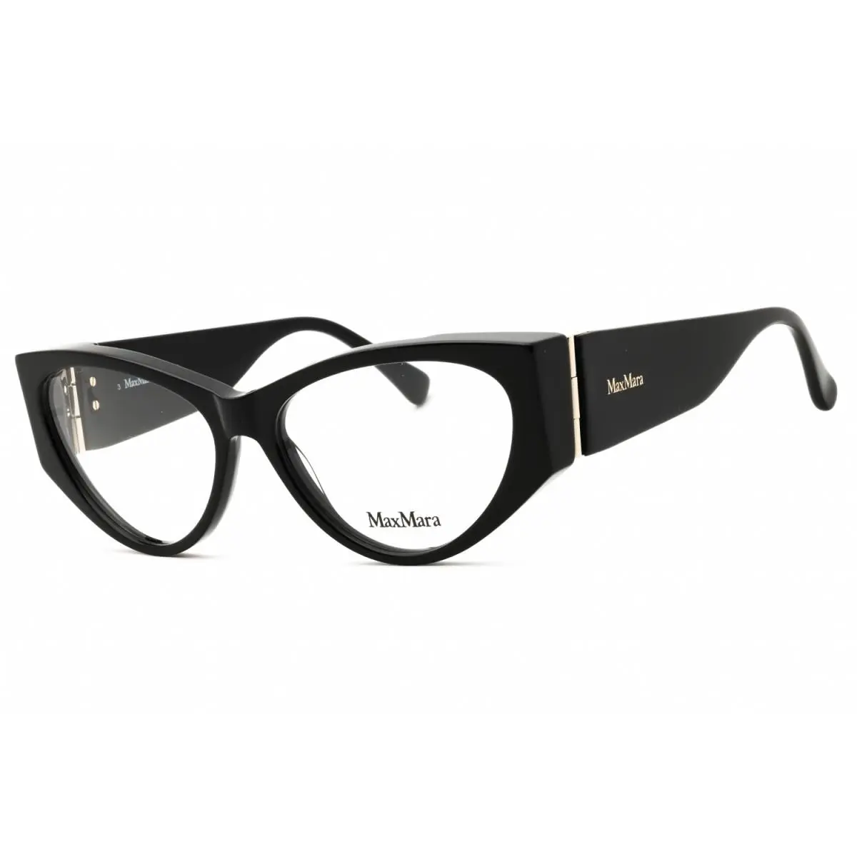 Max Mara MM5174 001 Shiny Black 55mm Eyeglasses