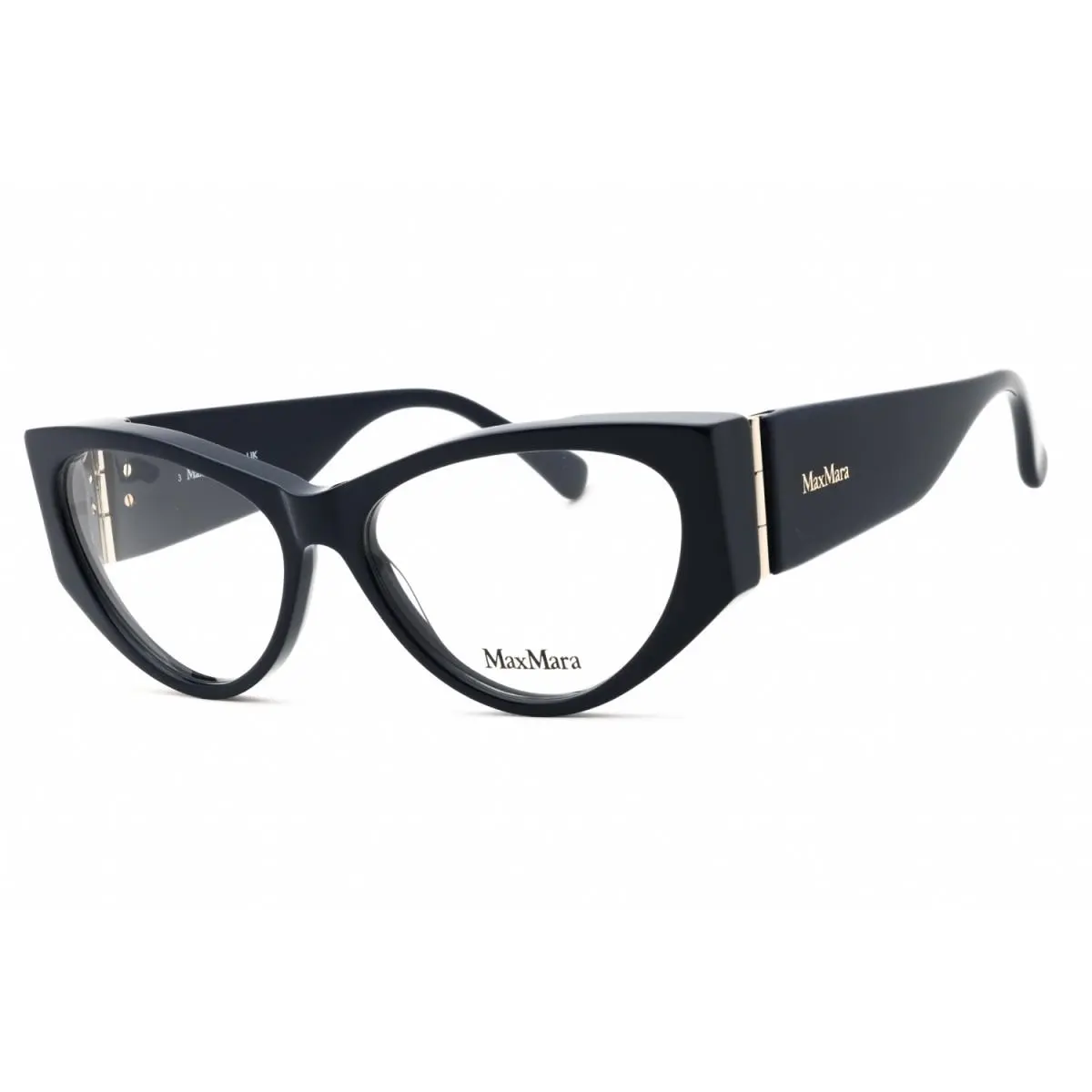 Max Mara MM5174 090 Shiny Blue 55mm Eyeglasses