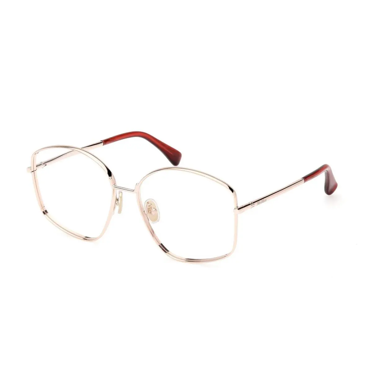 MM5146 028 Shiny Rose Gold 56MM Eyeglasses 56-15-140 by Max Mara