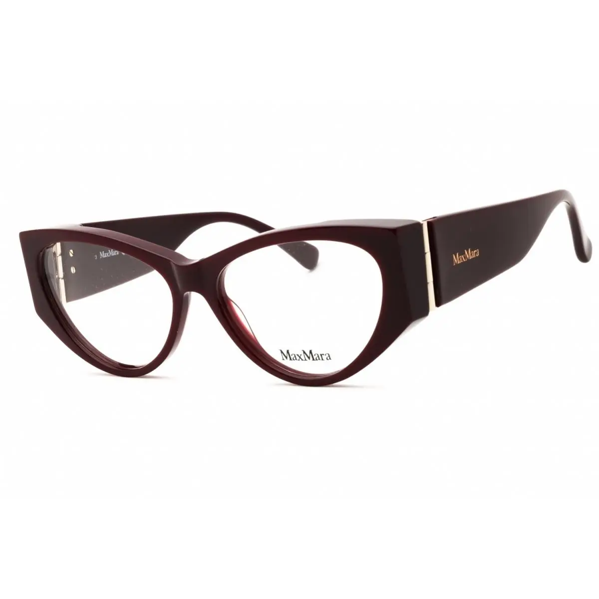 Max Mara MM5174 069 Shiny Bordeaux 55mm Eyeglasses