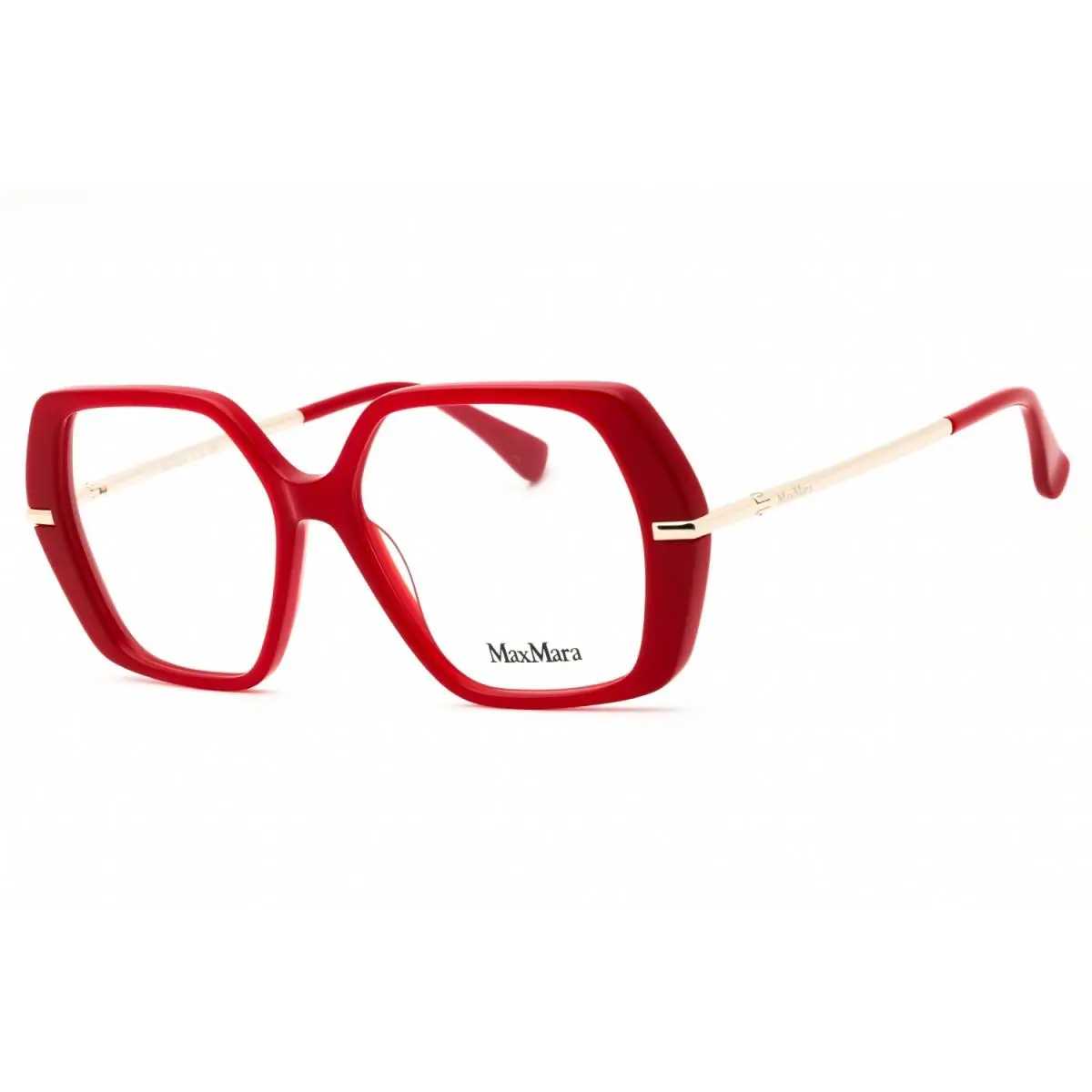MM5175 066 Shiny Red 52mm Eyeglasses by Max Mara