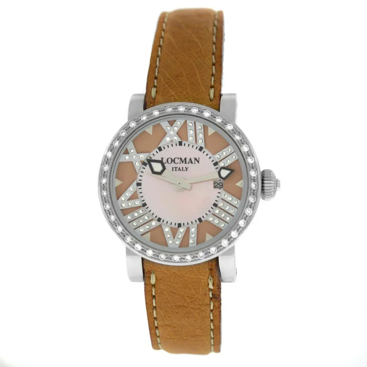 Locman Toscano Diamond Mop Steel Ladies` Ref. 291 Quartz 30MM Watch