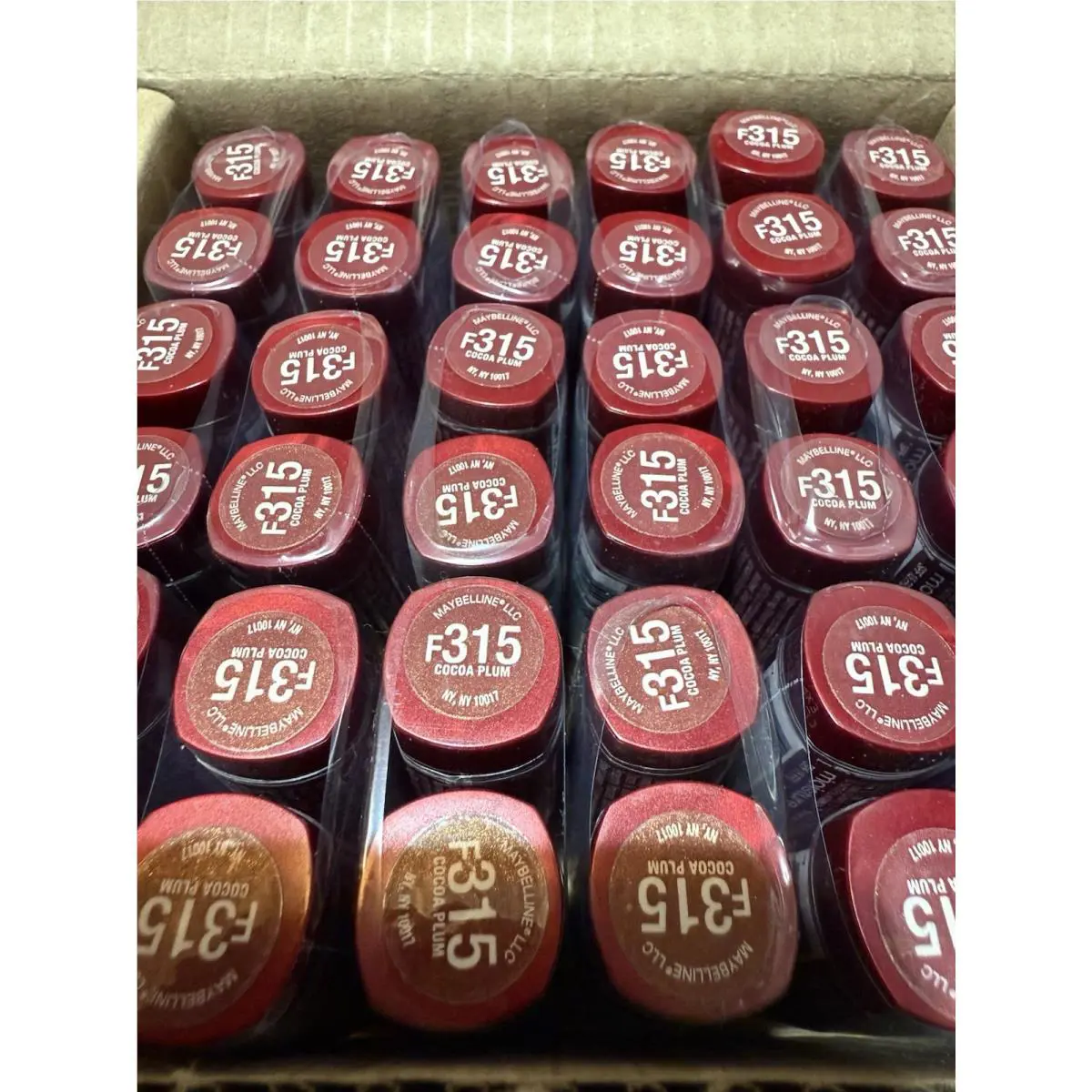 36x Maybelline Moisture Extreme Lipstick Cocoa Plum F315