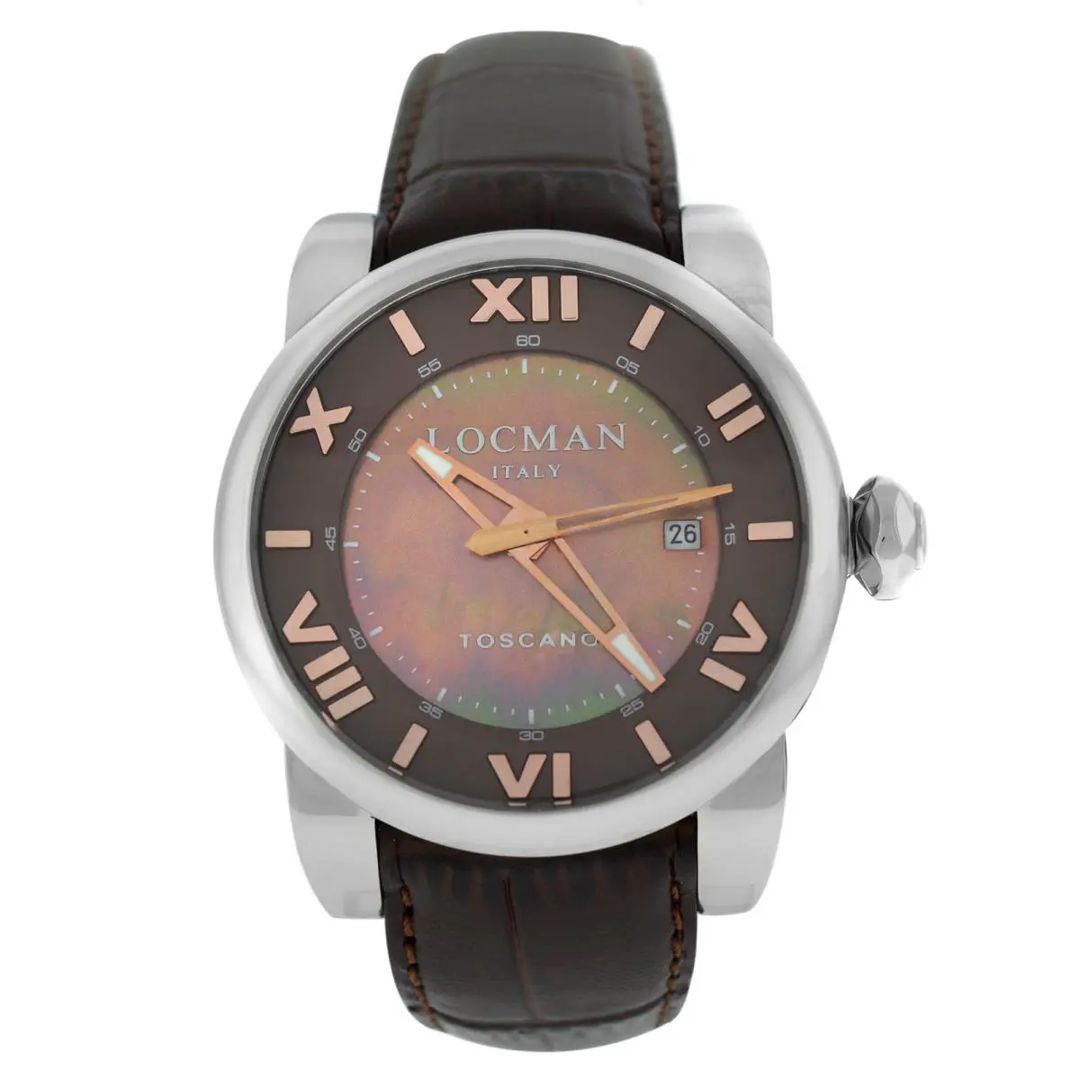 Locman Toscano Men`s Mop Stainless Steel Ref. 590 Automatic 42MM Watch