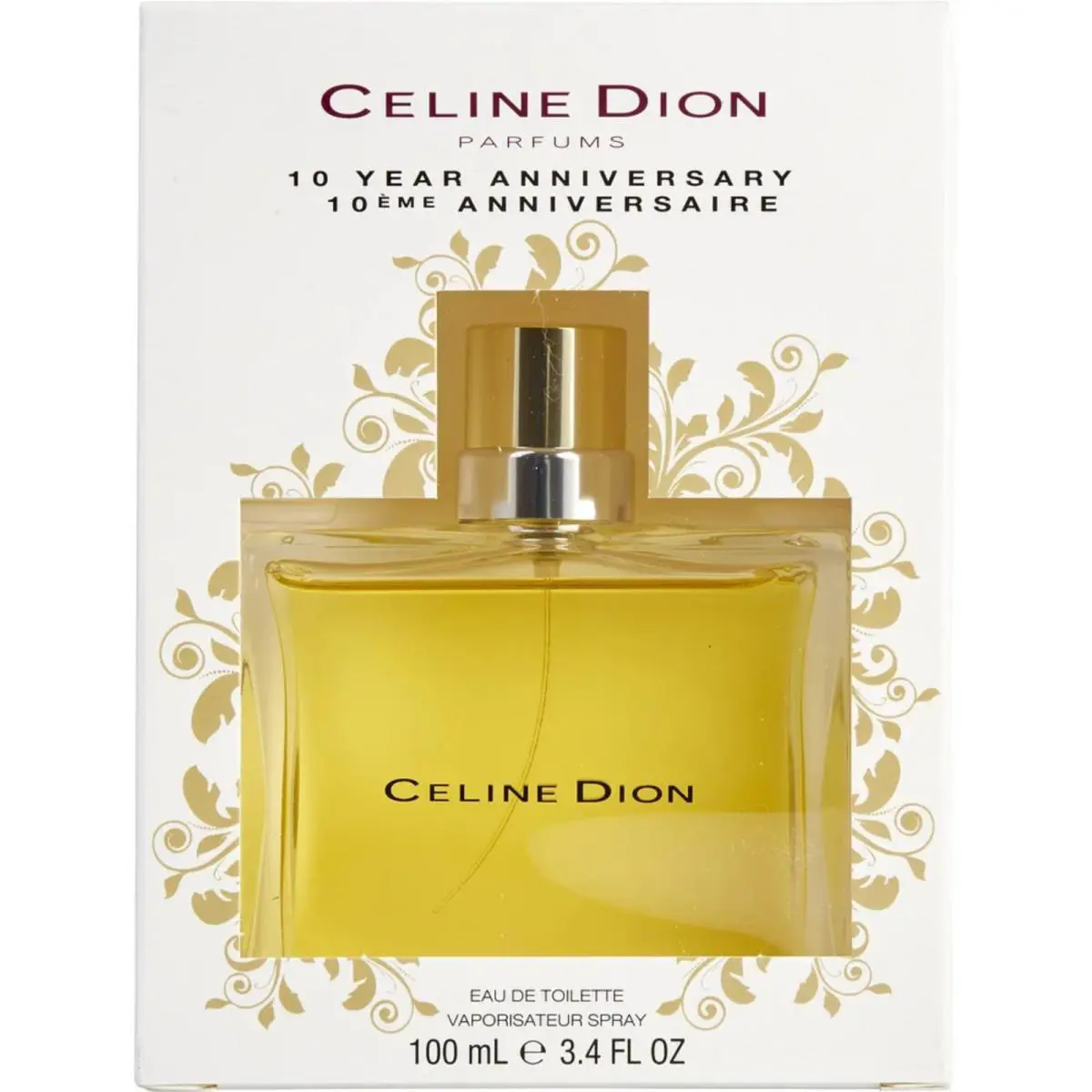 Celine Dion Eau de Toilette Spray For Women 10 Year Anniversary 3.4 Fl Oz - New