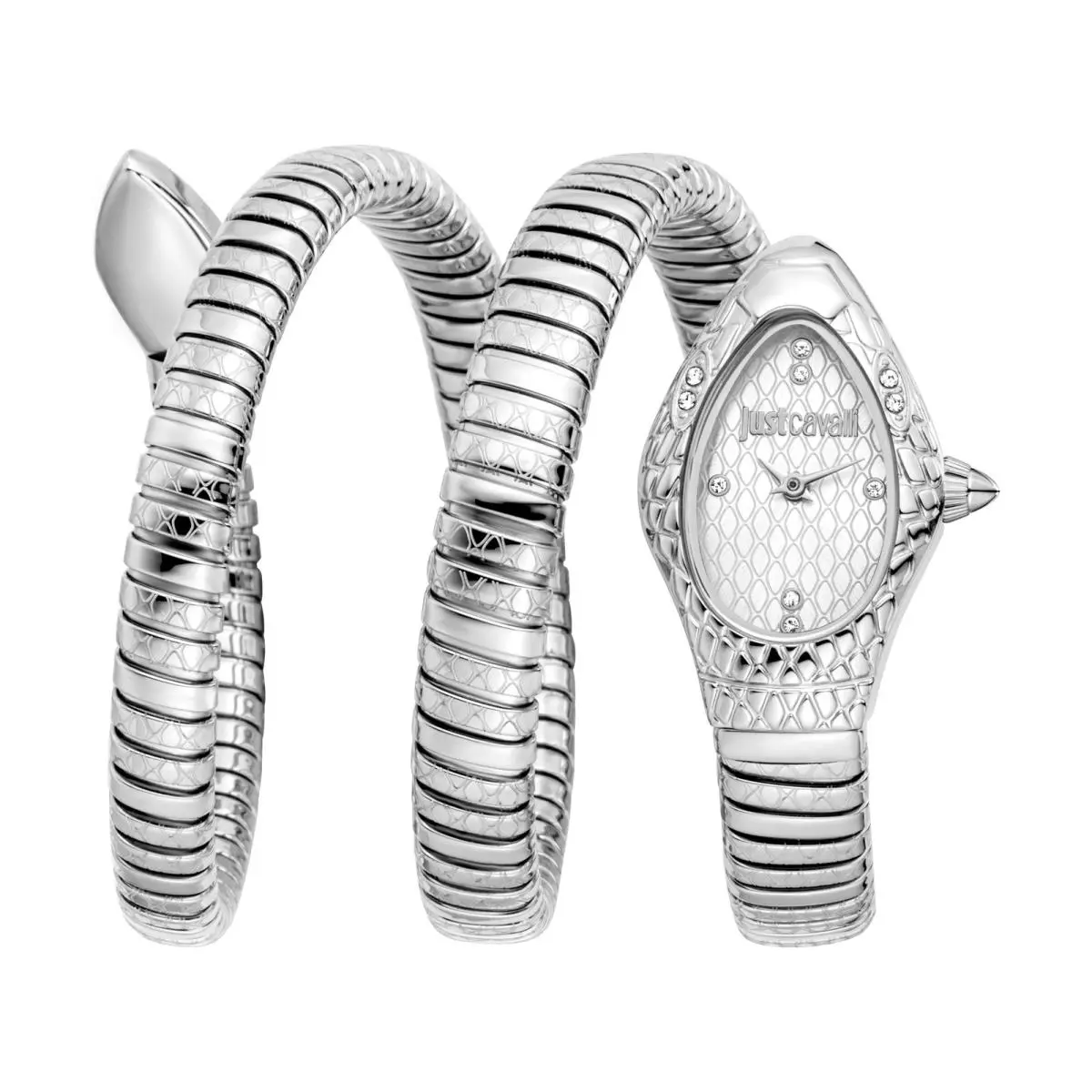 Women`s Aurela 20mm Silver Quartz Watch JC1L374M0015 by Just Cavalli