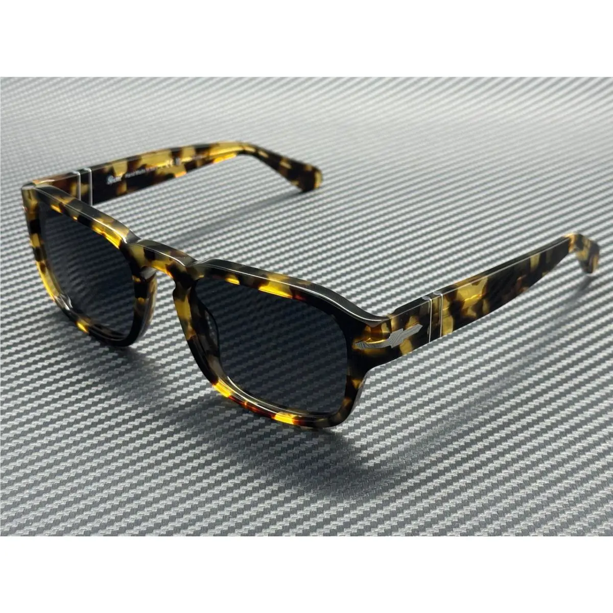 Persol PO3386S 1056M3 Tortoise Beige Pearl Grey Polarized Men`s 56 mm Sunglasses