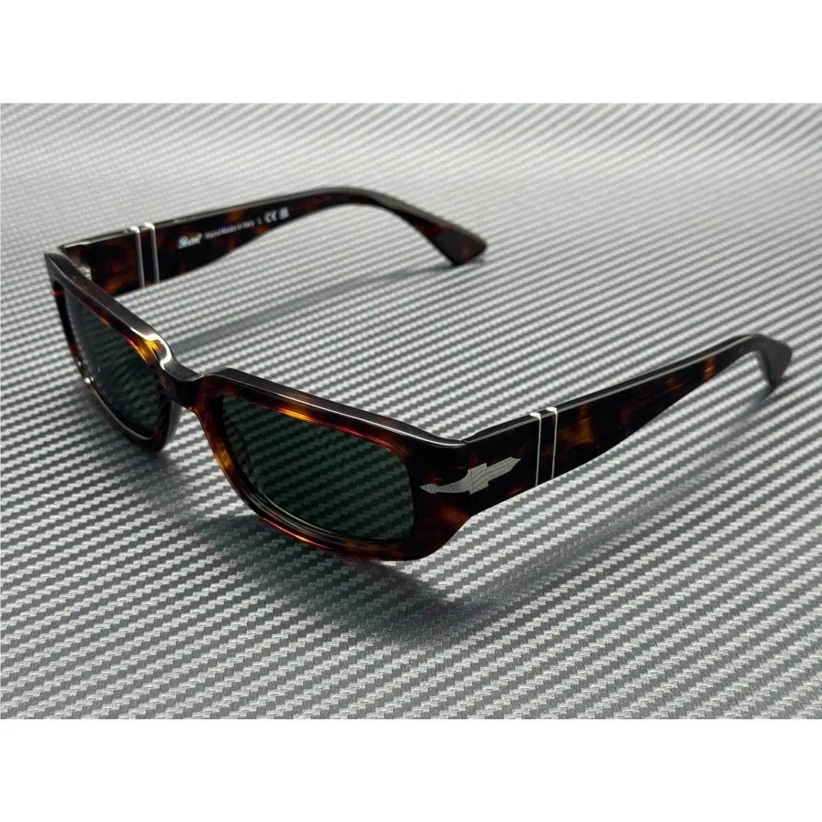 PO3385S 24 31 Havana Green Unisex 55 mm Sunglasses by Persol