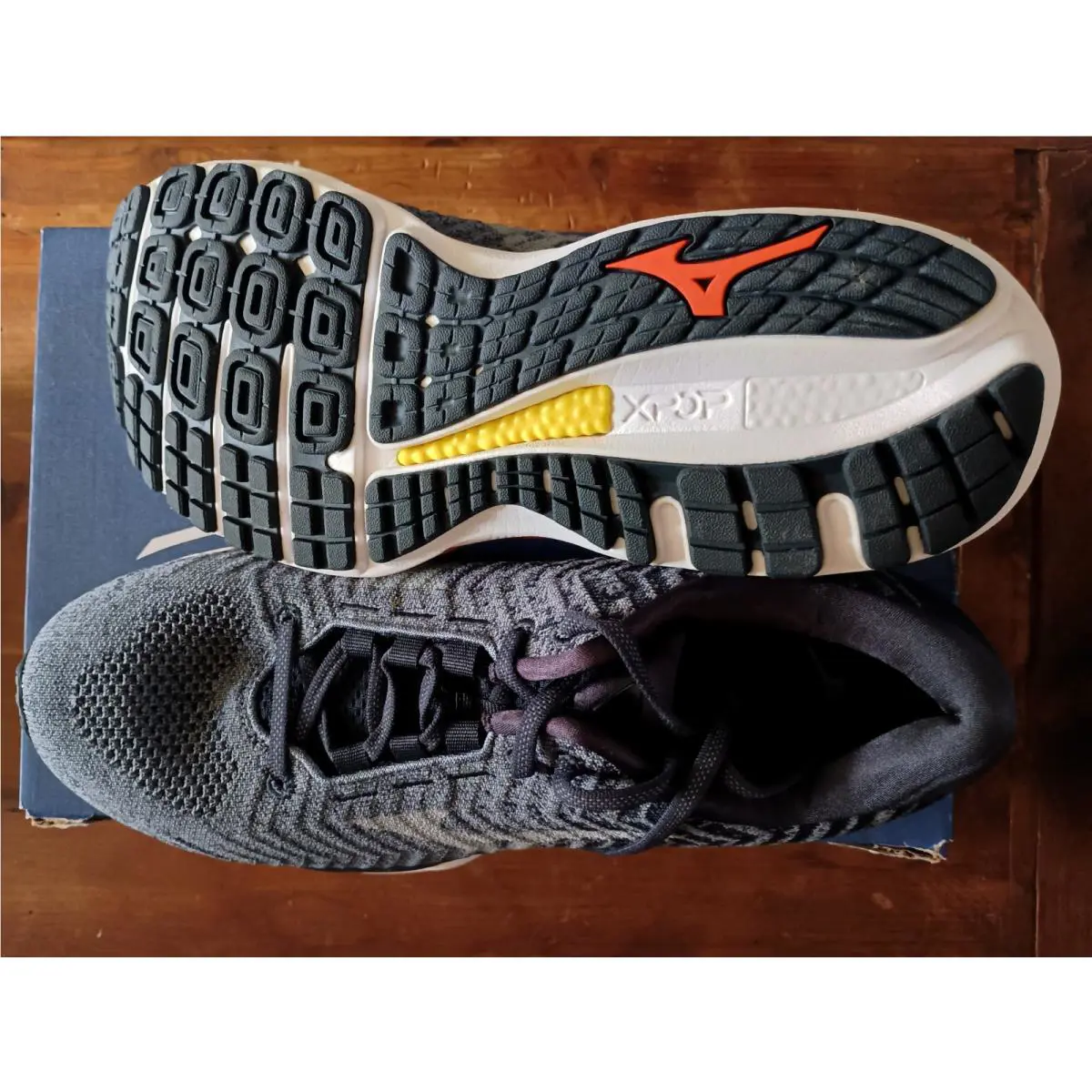 Mizuno shoes - Mizuno Wave Sky - Wave Sky - Gray (UPC: 889961303395) 1