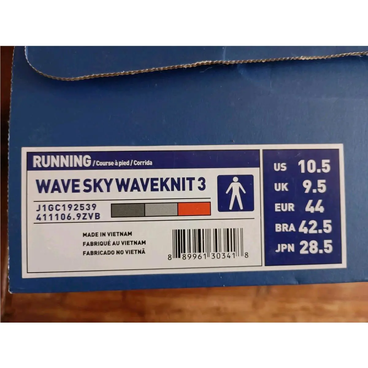 Mizuno shoes - Mizuno Wave Sky - Wave Sky - Gray (UPC: 889961303395) 3