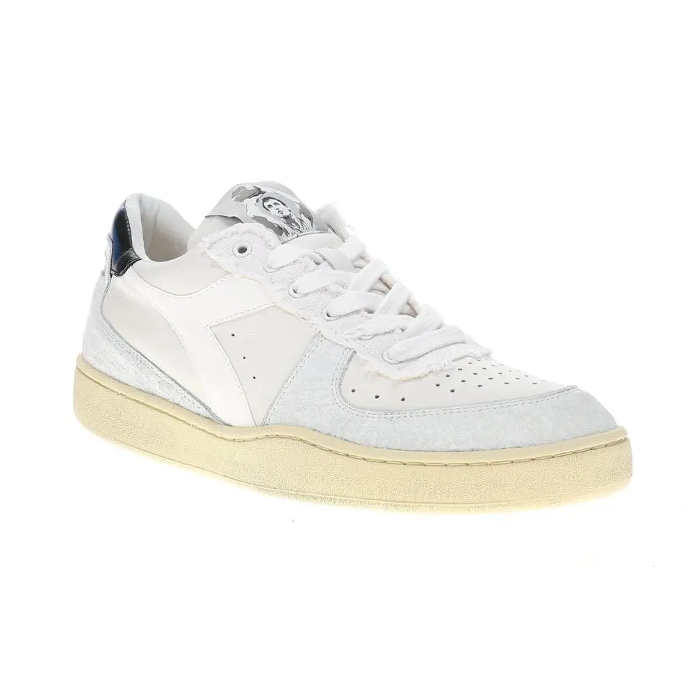 Diadora shoes - diadora Mi Basket Low Pivot Italia Lace Up - 180483-20006 - White 0