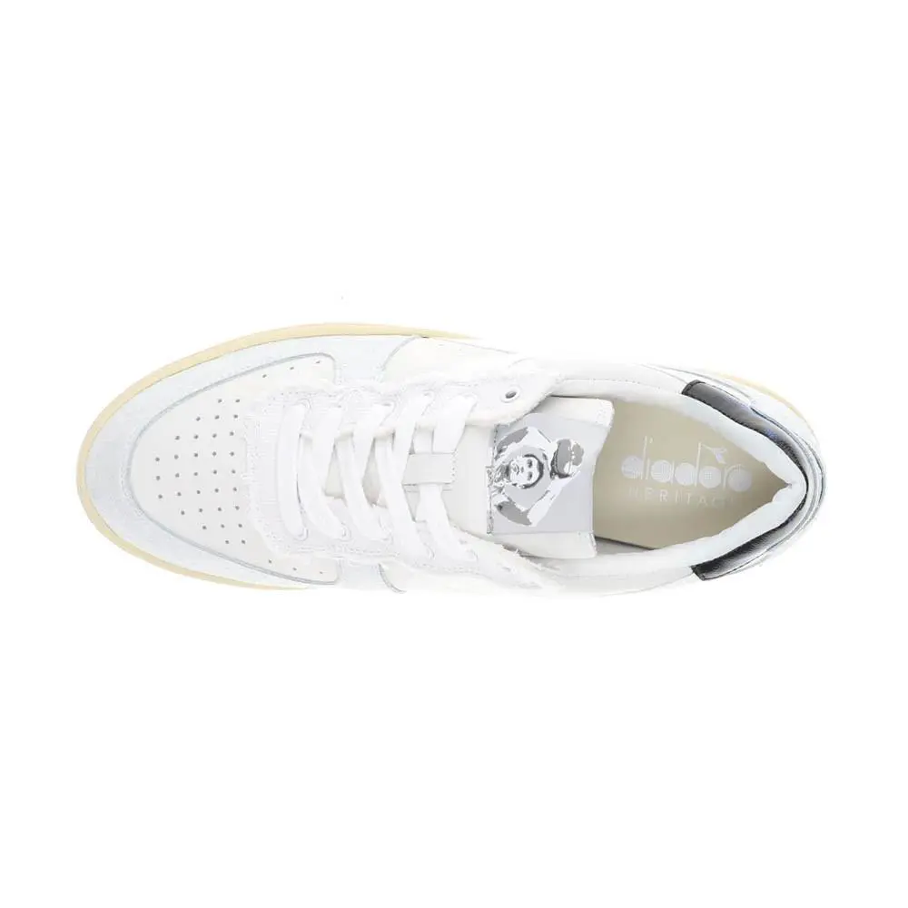 Diadora shoes - diadora Mi Basket Low Pivot Italia Lace Up - 180483-20006 - White 2