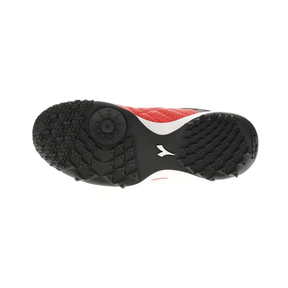 Diadora shoes - diadora Brasil Sala Elite Turf Soccer Cleats - 180712-D1089 - Black, Red, White 3