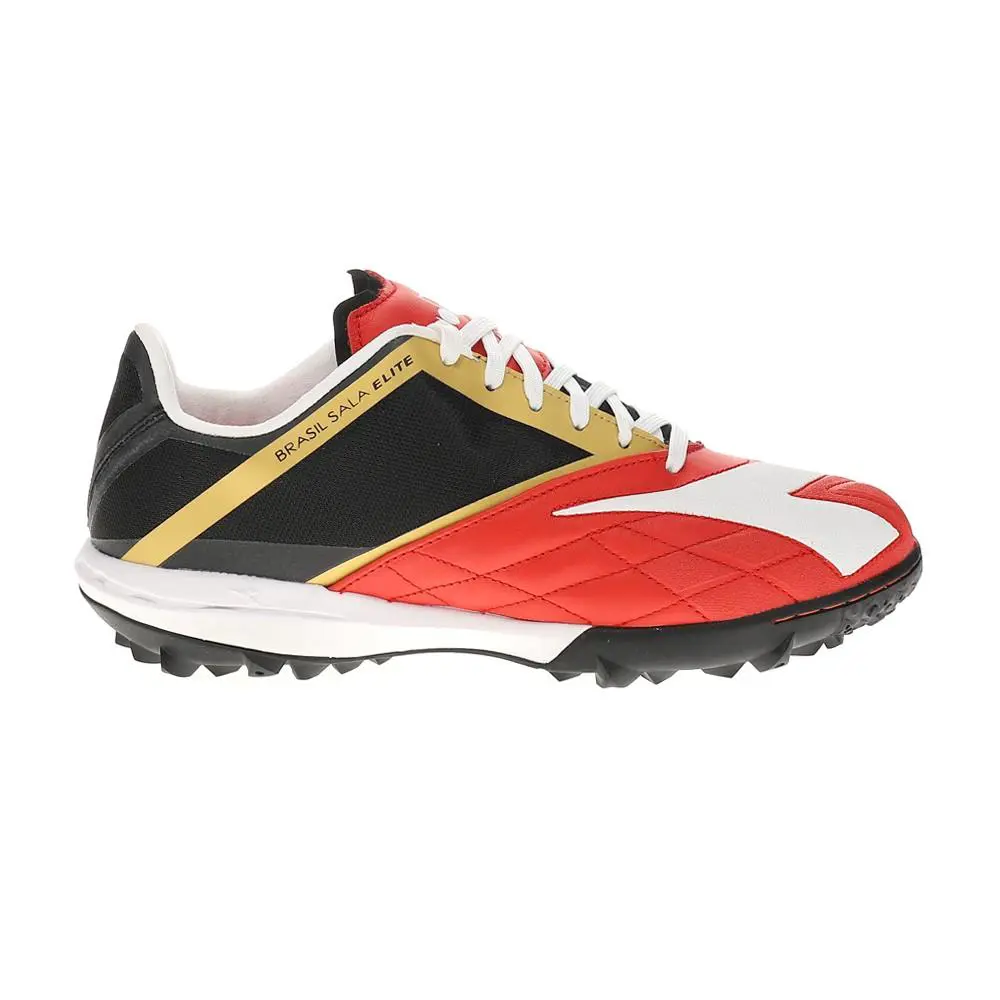 Diadora shoes - diadora Brasil Sala Elite Turf Soccer Cleats - 180712-D1089 - Black, Red, White 4