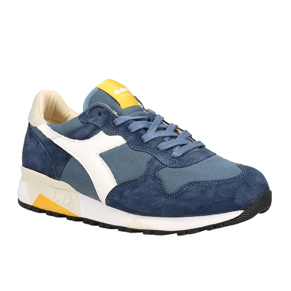 Diadora shoes - diadora Trident 90 Canvas Stone Wash Lace Up - 176281-C9928 - Blue 0