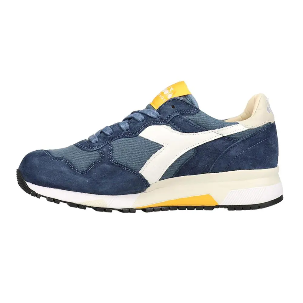 Diadora shoes - diadora Trident 90 Canvas Stone Wash Lace Up - 176281-C9928 - Blue 1