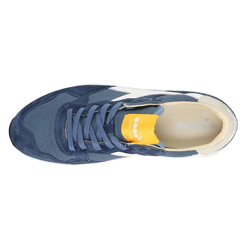 Diadora shoes - diadora Trident 90 Canvas Stone Wash Lace Up - 176281-C9928 - Blue 2