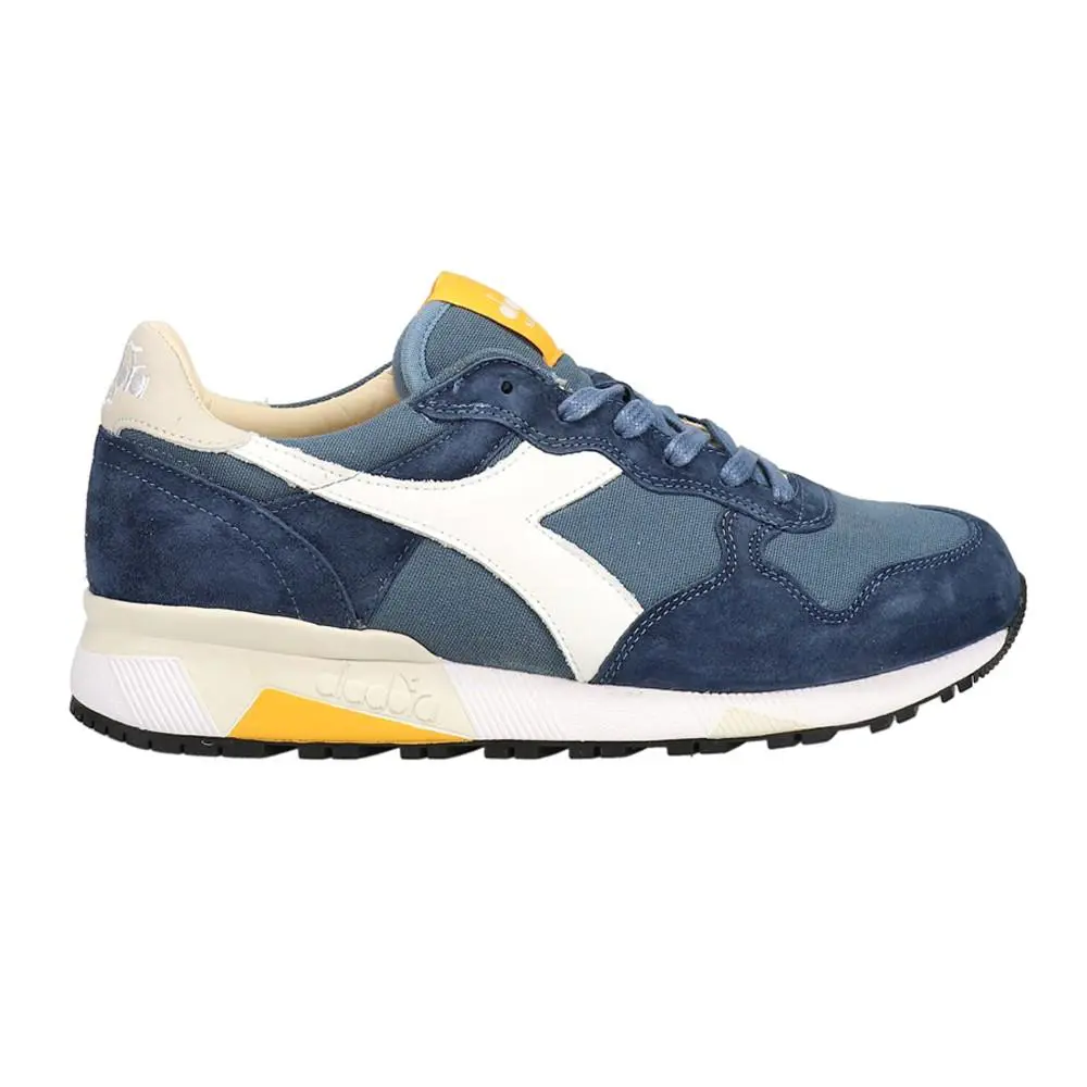 Diadora shoes - diadora Trident 90 Canvas Stone Wash Lace Up - 176281-C9928 - Blue 4