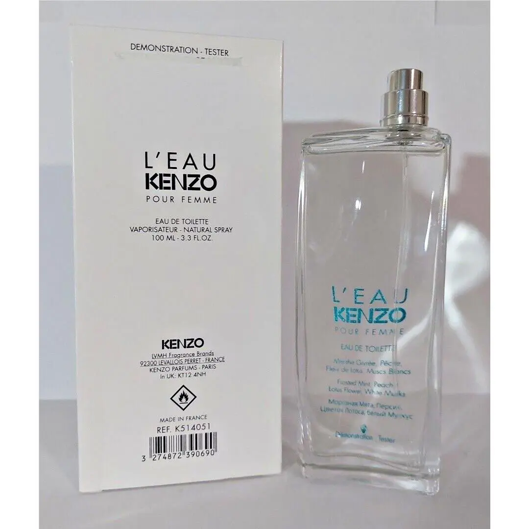 L`eau  Pour Femme  3.3 oz Eau de Toilette Spray No Cap by Kenzo