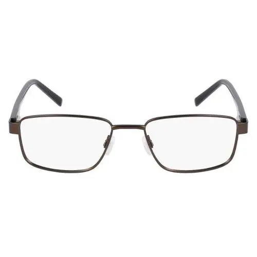 Nautica N7332 210 Eyeglasses Men Matte Brown Rectangle 53mm 22