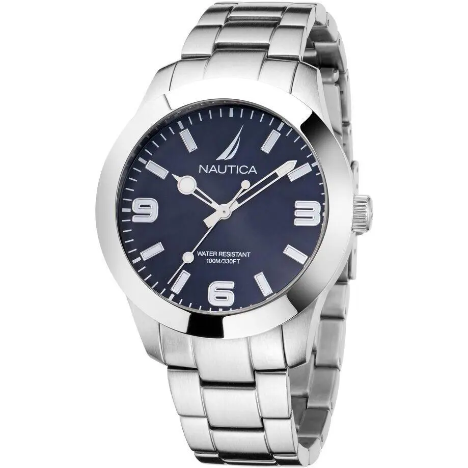Nautica Pacific Beach Stainless Steel Mens Watch