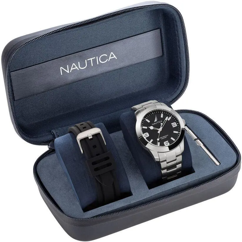 Nautica Pacific Beach Stainless Steel Mens Watch NAPPBF205
