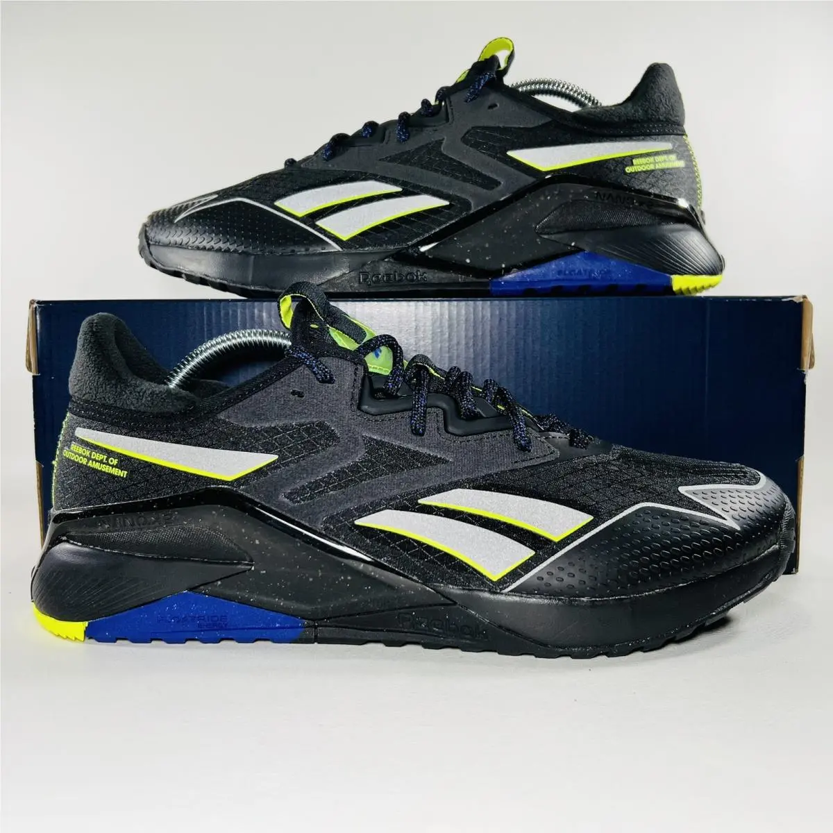 Reebok shoes - Reebok Nano - Nano - HQ5852 - Black / Bold Purple / Solar Acid Yellow 11