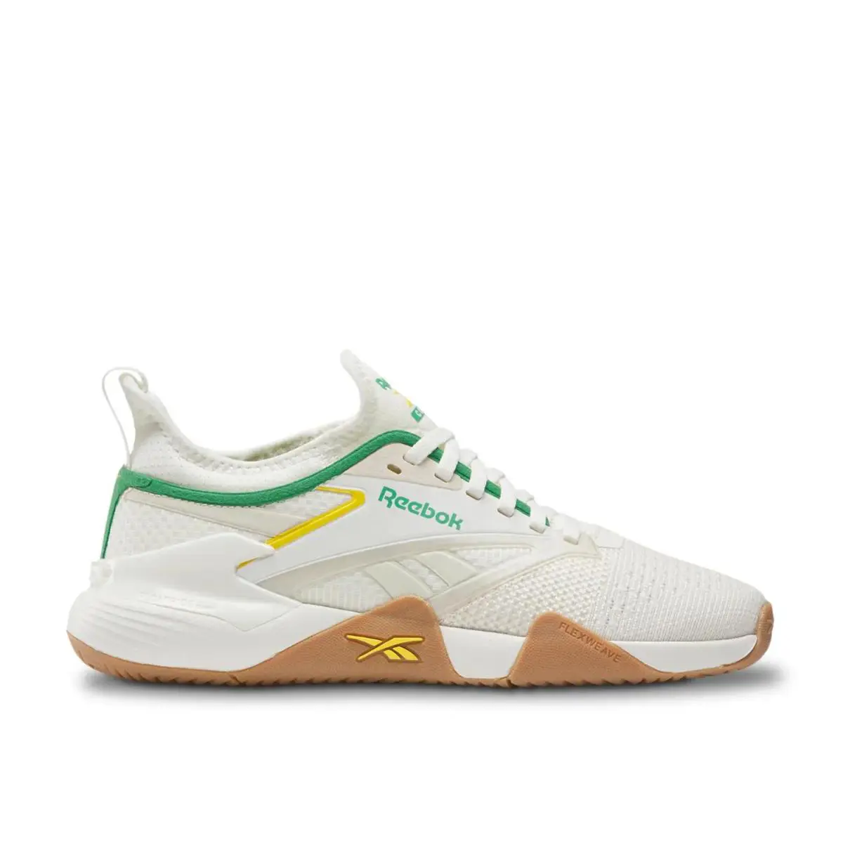 Woman`s Athleisure Reebok Nano Court Training Shoe - Beige/Chalk White