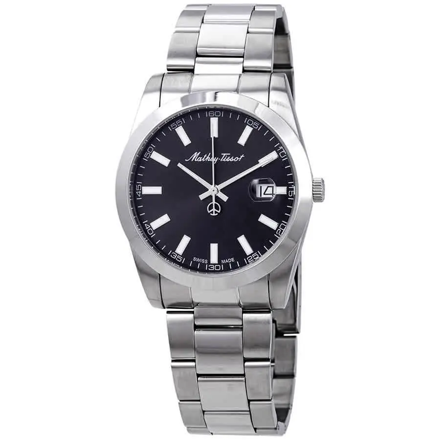 Mathey-tissot Mathey I Quartz Black Dial Men`s Watch H450AN