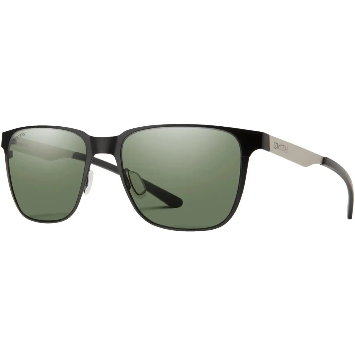 Lowdown Metal Polarized Chromapop Men`s Square Sunglasses - 204930 by Smith Optics
