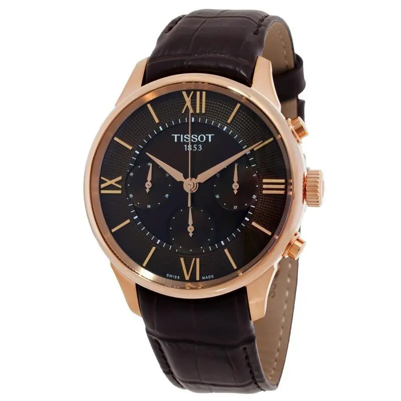 Tissot Men`s Chemindes Tourelles Sapphire Chronograph Watch - T1394623629800