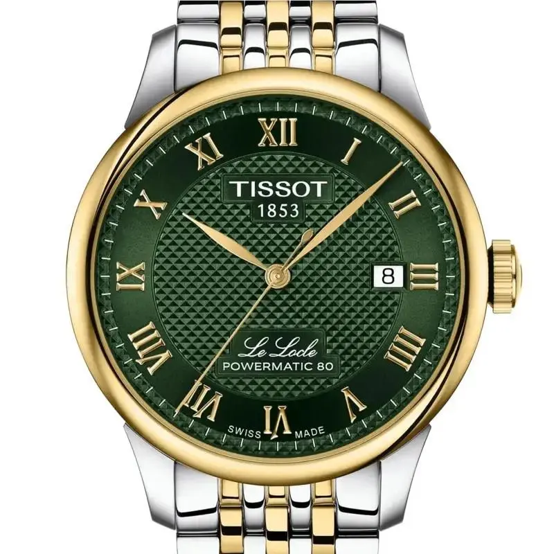 Le Locle Powermatic 80 Green Dial 39.3 MM T006.407.22.093.00 by Tissot