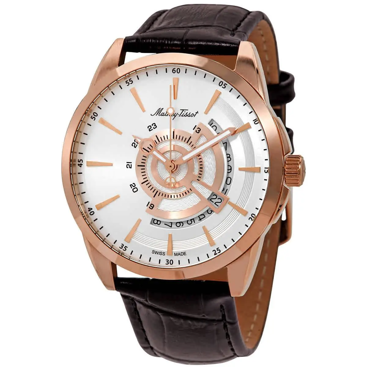 Mathey-tissot Mondo Quartz Silver Dial Men`s Watch H711PS