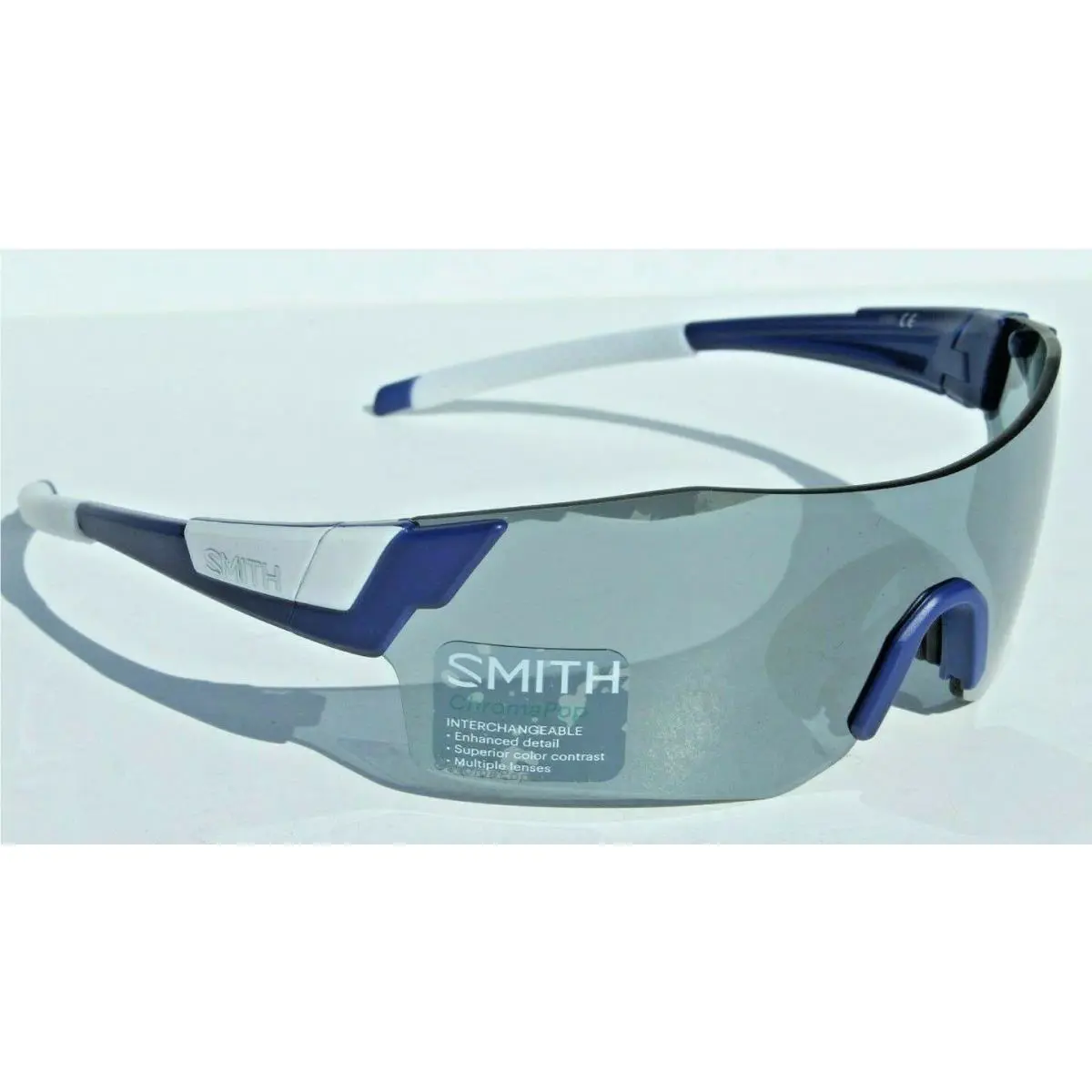 Smith Optics Pivlock Arena Sunglasses Klein Blue/platinum Interchange