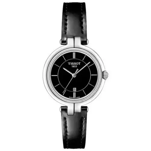 Tissot Flamingo Quartz Black Dial Ladies Watch T094.210.16.051.00