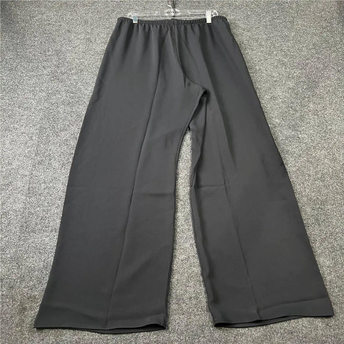 Calvin Klein Wide Leg Pull-on Pants Women`s Size XL Black