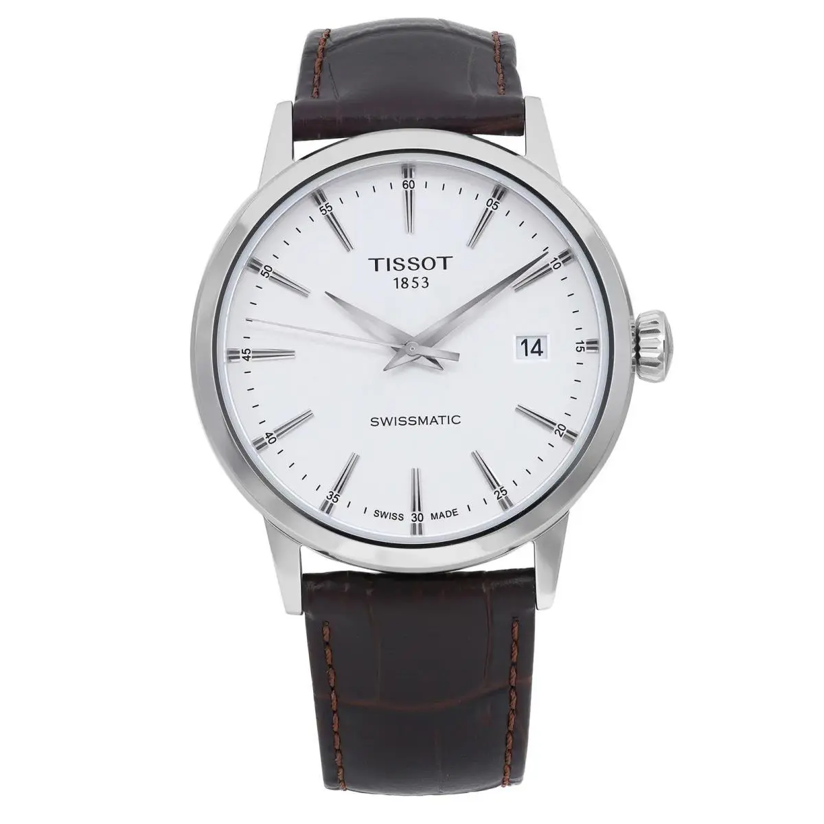 Tissot 42 mm Classic Dream Swissmatic Silver Dial Men`s Watch T129.407.16.031.00